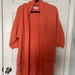 The Skinny Erin Cardigan Papaya
